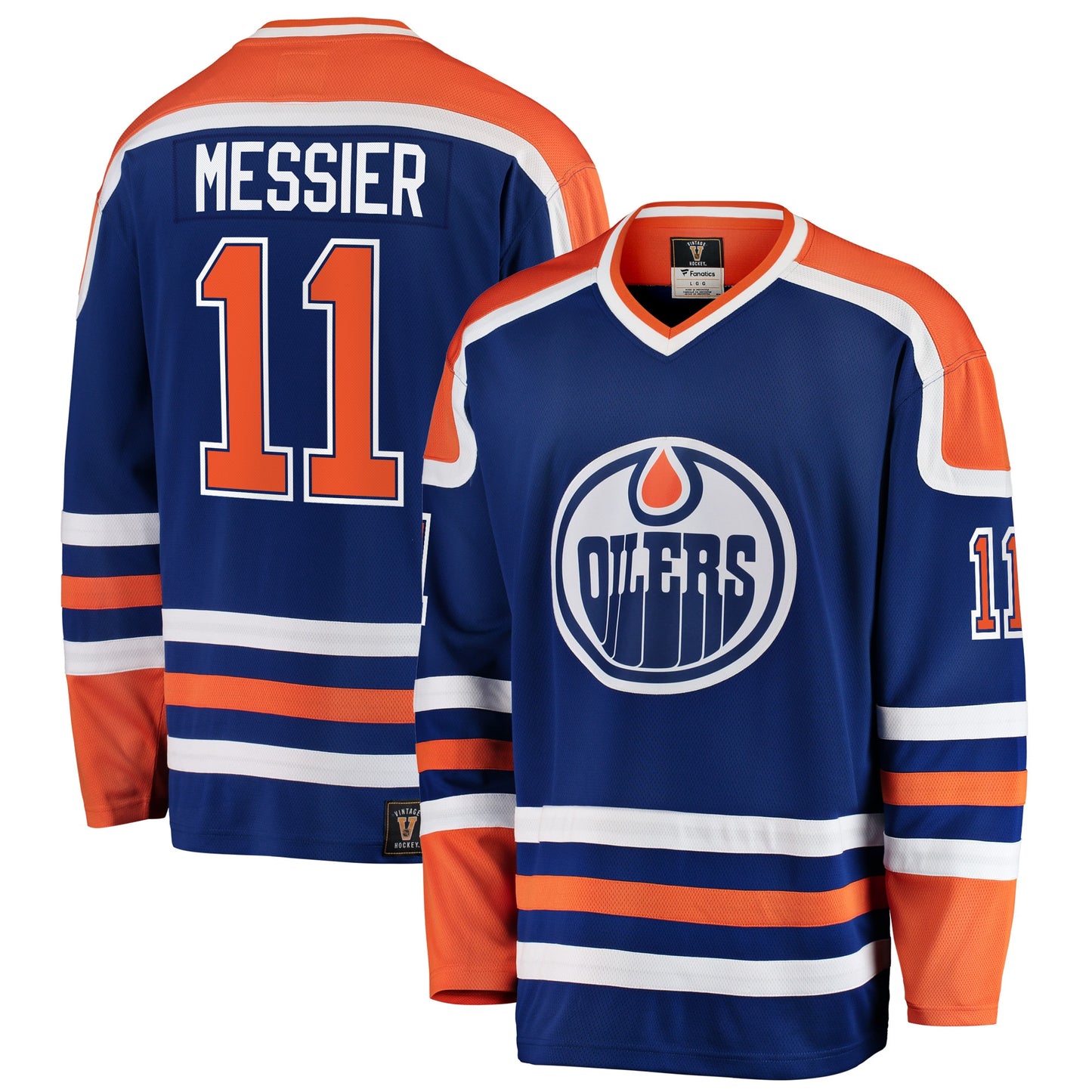 Mark Messier Edmonton Oilers Fanatics Branded Premier Breakaway Retired Player Jersey - Blue