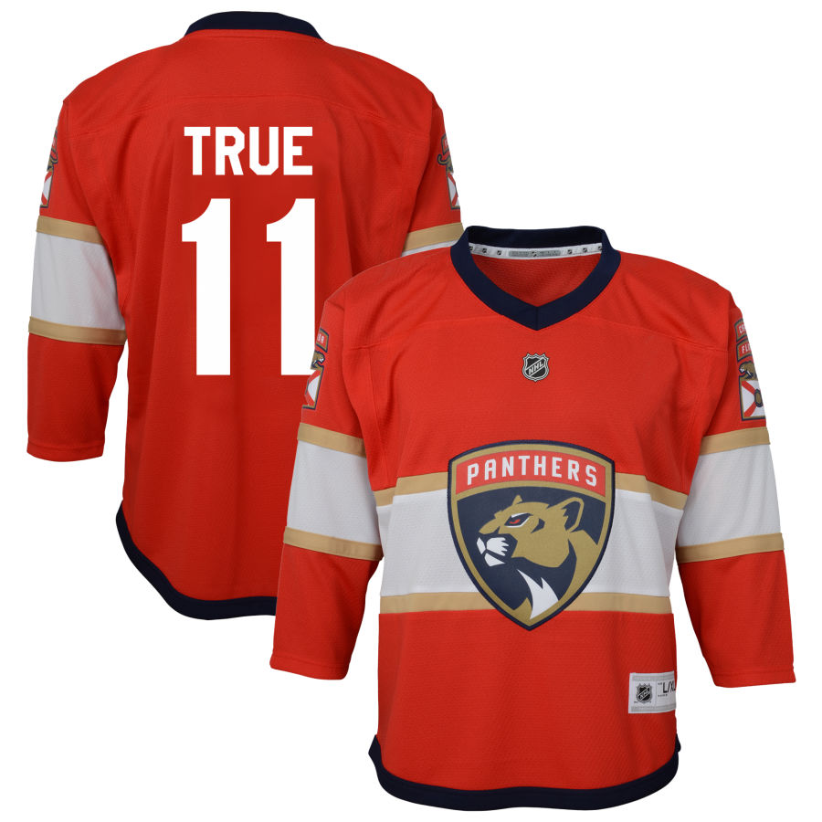 Alexander True Florida Panthers Youth Home Replica Jersey - Red