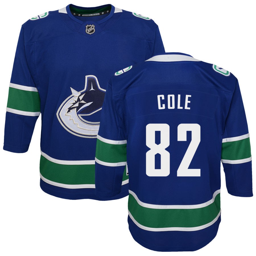 Ian Cole Vancouver Canucks Youth Premier Jersey - Blue