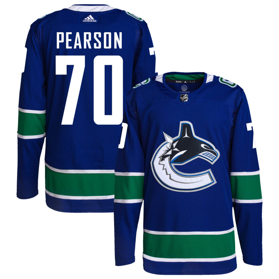 Tanner Pearson Vancouver Canucks adidas Home Primegreen Authentic Pro Jersey - Royal