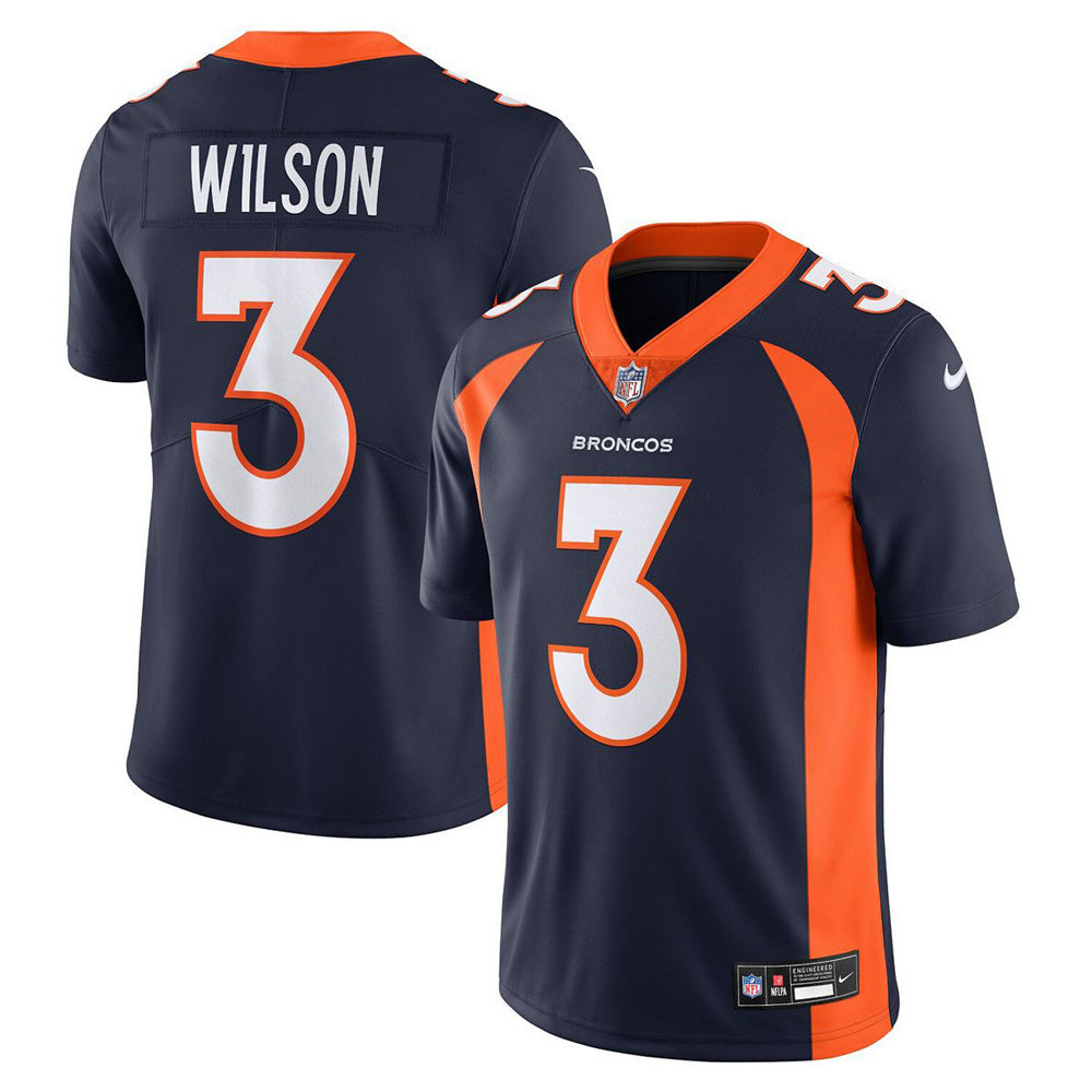 Men's Denver Broncos Russell Wilson Vapor Jersey - Navy