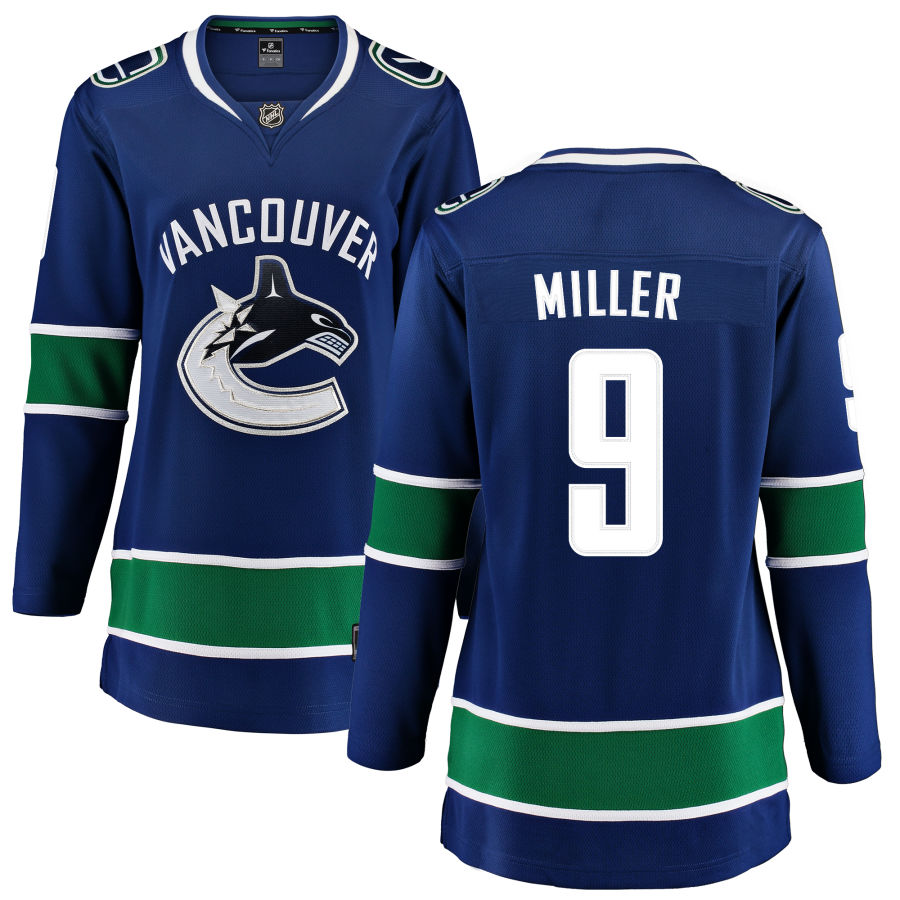 J.T. Miller Vancouver Canucks Fanatics Branded Women's Home Breakaway Jersey - Blue