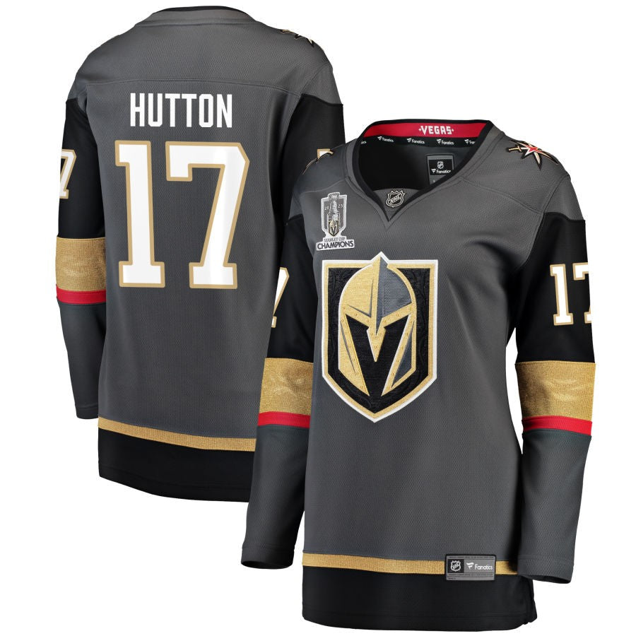 Ben Hutton  Vegas Golden Knights Fanatics Branded Women's 2023 Stanley Cup Champions Alternate Breakaway Jersey - Black