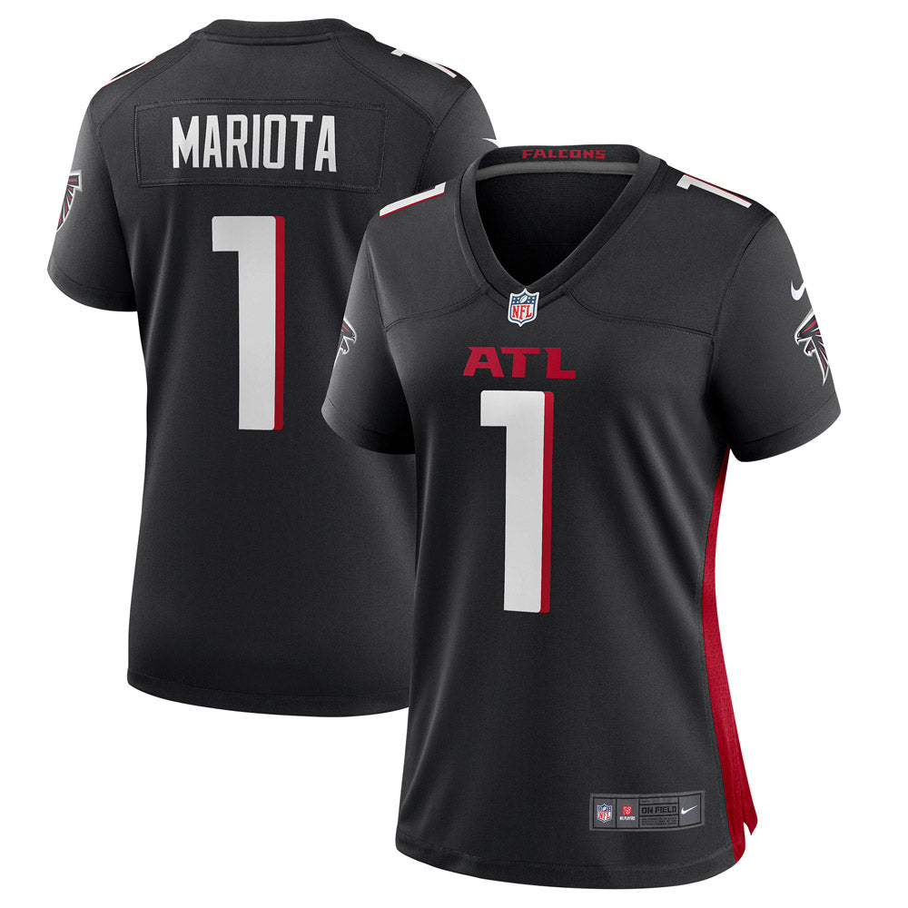 Women's Atlanta Falcons Marcus Mariota Game Jersey Black